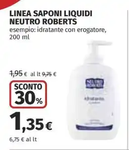 Coop LINEA SAPONI LIQUIDI NEUTRO ROBERTS offerta