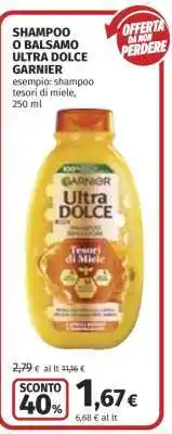 Coop Shampoo o Balsamo Ultra Dolce Garnier offerta