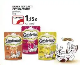 Coop Snack per gatti Catisfactions offerta