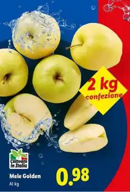 Lidl Mele Golden offerta