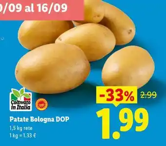 Patate Bologna DOP