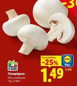 Lidl Champignon offerta