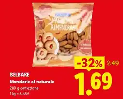 Lidl BELBAKE Mandorle al naturale offerta