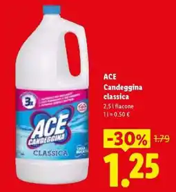 Lidl Ace Candeggina Classica offerta