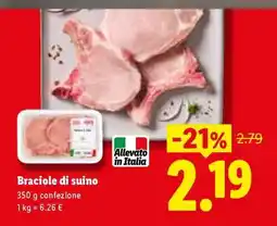 Lidl Braciole di suino offerta