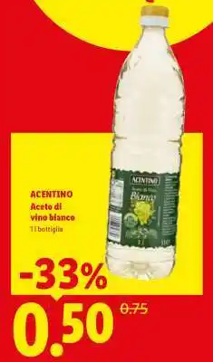 Lidl Acentino Aceto di vino bianco offerta