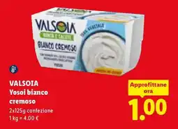 Lidl VALSOIA Yosoi bianco cremoso offerta
