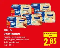 Lidl Mellin Omogeneizzato offerta
