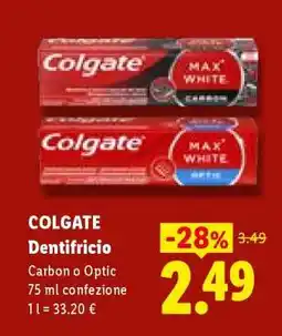 Lidl Colgate Dentifricio offerta