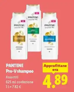 Lidl PANTENE Pro-V shampoo offerta