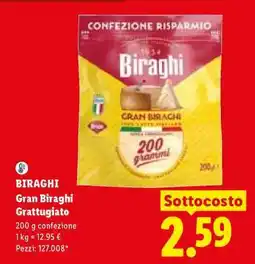 Lidl BIRAGHI GRAN BIRAGHI GRATTUGIATO offerta