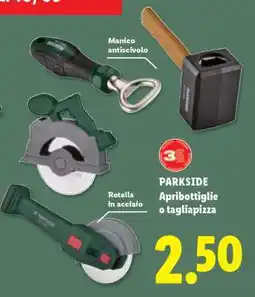 Lidl PARKSIDE Apribottiglie o tagliapizza offerta