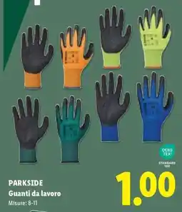Lidl Parkside Guanti da lavoro offerta
