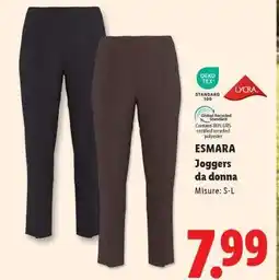 Lidl ESMARA Joggers da donna offerta