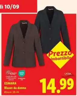 Lidl esmara Blazer da donna offerta