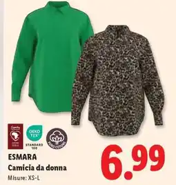 Lidl esmara Camicia da donna offerta