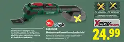 Lidl PARKSIDE Elettro utensile multiuso ricaricabile offerta