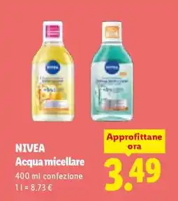 Lidl Nivea Acqua micellare offerta