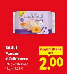 Lidl BAULI Pandorì all'albicocca offerta