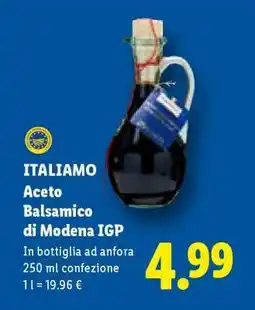 Lidl Italiamo Aceto balsamico di Modena IGP offerta