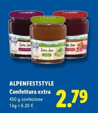 ALPENFESTSTYLE Confettura extra