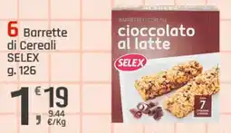 Supermercati Dok Barrette di Cereali Selex offerta