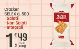 Supermercati Dok Cracker Selex offerta