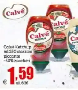 Elite Calvė Ketchup classico piccante offerta