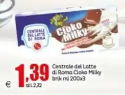 Elite Centrale del Latte di Roma Cioko Milky brik offerta