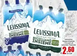 Elite Levissima Acqua minerale naturale-frizzante offerta