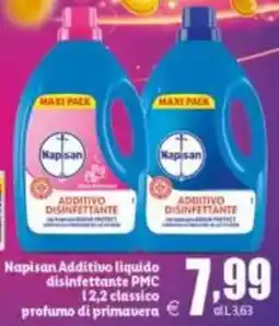 Elite Napisan Additivo liquido disinfettante PMC classico profumo di primavera offerta
