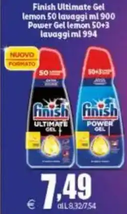 Elite Finish Ultimate Gel lemon/ Power Gel lemon offerta