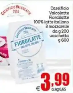 Elite Caseificio Valcolatte Flordilatte 100% latte italiano offerta