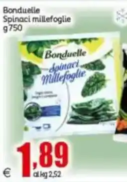 Elite Bonduelle Spinaci millefoglie offerta