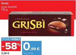 Carrefour Iper Grisbi Cioccolato offerta