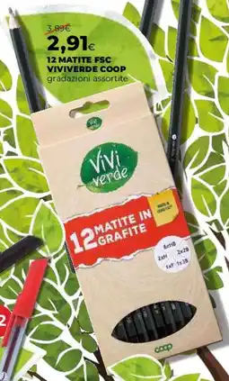 Coop Master Alleanza 3.0 Matite in grafite Viviverde Coop offerta