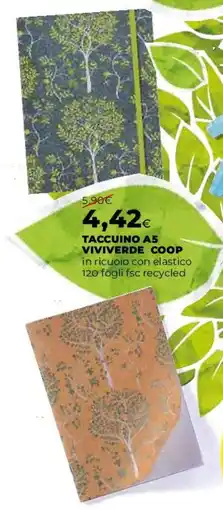 Coop Master Alleanza 3.0 Taccuino A5 Viviverde Coop offerta
