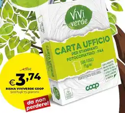 Coop Master Alleanza 3.0 Risma Viviverde Coop offerta