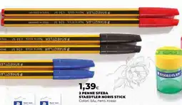 Coop Master Alleanza 3.0 Staedtler 2 penne sfera noris stick offerta