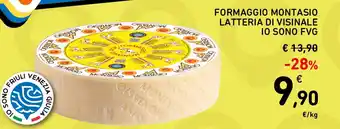 Formaggio Montasio Latteria di Visinale