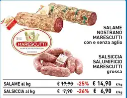 Spazio Conad Salame nostrano Marescotti offerta