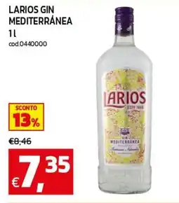 C+C maxigross Larios Gin Mediterranea offerta