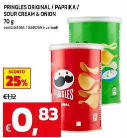 C+C maxigross Pringles Original offerta