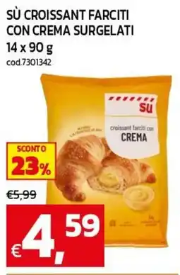 C+C maxigross Sù croissant farciti con crema offerta