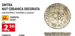 C+C maxigross Sintra nut ceramica decorata offerta