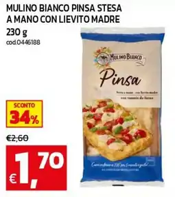 C+C maxigross Mulino Bianco Pinsa stesa a mano con lievito madre offerta