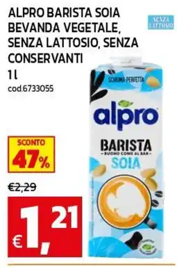 C+C maxigross Alpro Barista Soia offerta