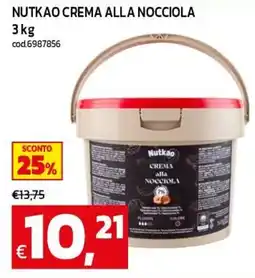 C+C maxigross Nutkao crema alla nocciola offerta