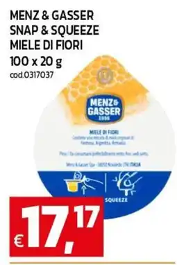 C+C maxigross Menz & Gasser Snap & Squeeze Miele di Fiori offerta