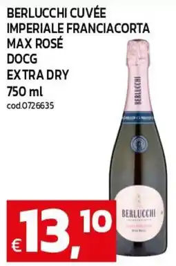 C+C maxigross Berlucchi cuvée imperiale franciacorta max rosé offerta